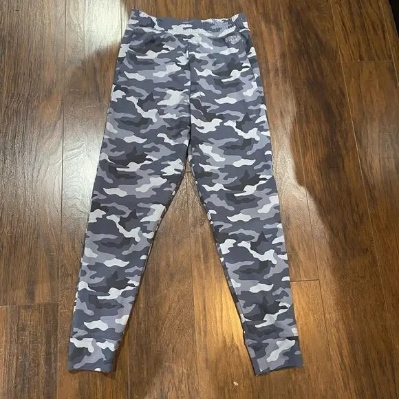 PINK Joggers Camo Blue and grey sweatpants - Picture 1 of 5